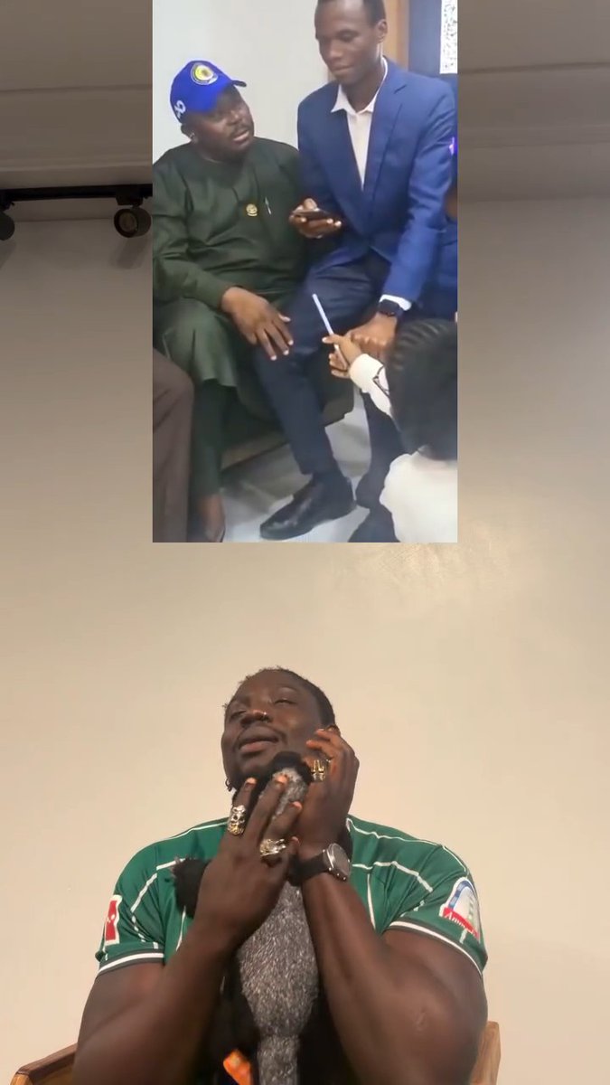 “How did the interviewer manage to end up on the senator’s lap? Secondly, it takes two to tango. It’s one thing for the senator to be lapping him, but it’s another thing for the young man to still sit there.” — VeryDarkMan reacts to a trending video of Oyo Senator, Sharafadeen Alli, with a young male journalist sitting on his lap during an interview.