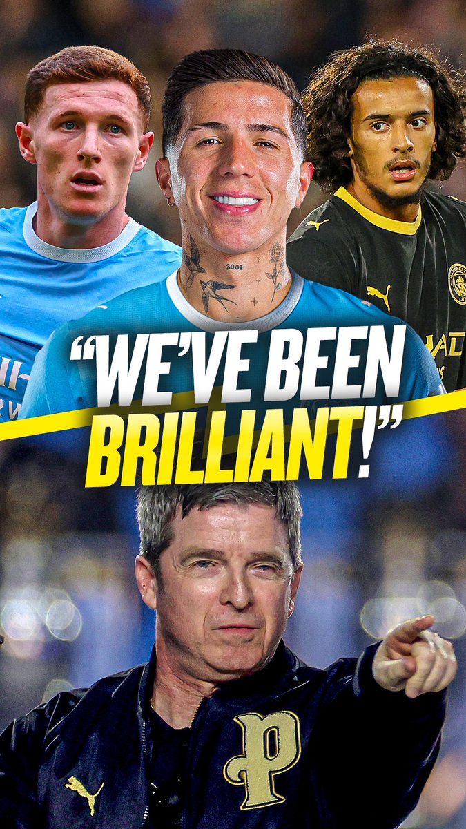 "!" 🙌 "Two windows back to back we've been brilliant!" 🏆 "We are primed to do it again!" Noel Gallagher praises Man City's transfer business and backs the team to keep competing for the biggest honours
