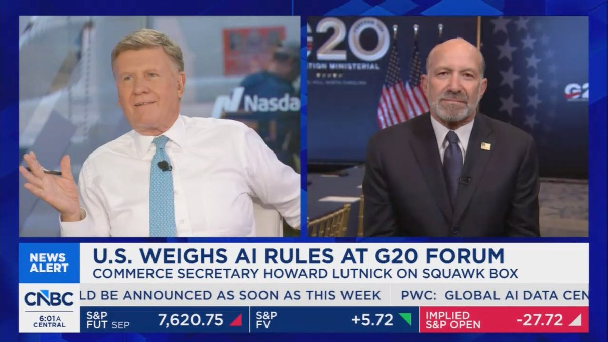 "Data centers don't use water. They're data centers. This is propaganda by our adversaries" - Trump's Secretary of Commerce Not only are they robbing you blind, they think you're an idiot.