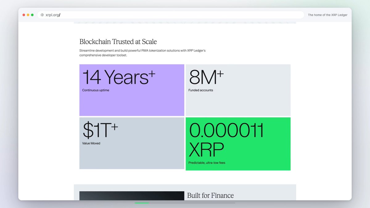 The refreshed is now live. New design. Clearer paths for institutions, developers, community members, and newcomers to learn about the XRP ecosystem. Find developer resources and explore use cases across payments, tokenization, trading, and more. See what's new: