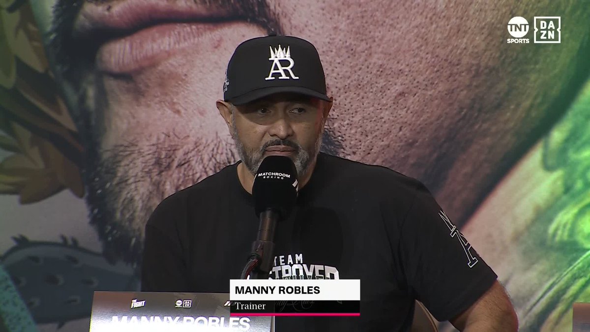 🗣️ “I've got the old Andy back” Manny Robles and Andy Ruiz are reunited 🔥 #RuizKnyba live on DAZN Boxing &amp; TNT Sports U.S. this Friday