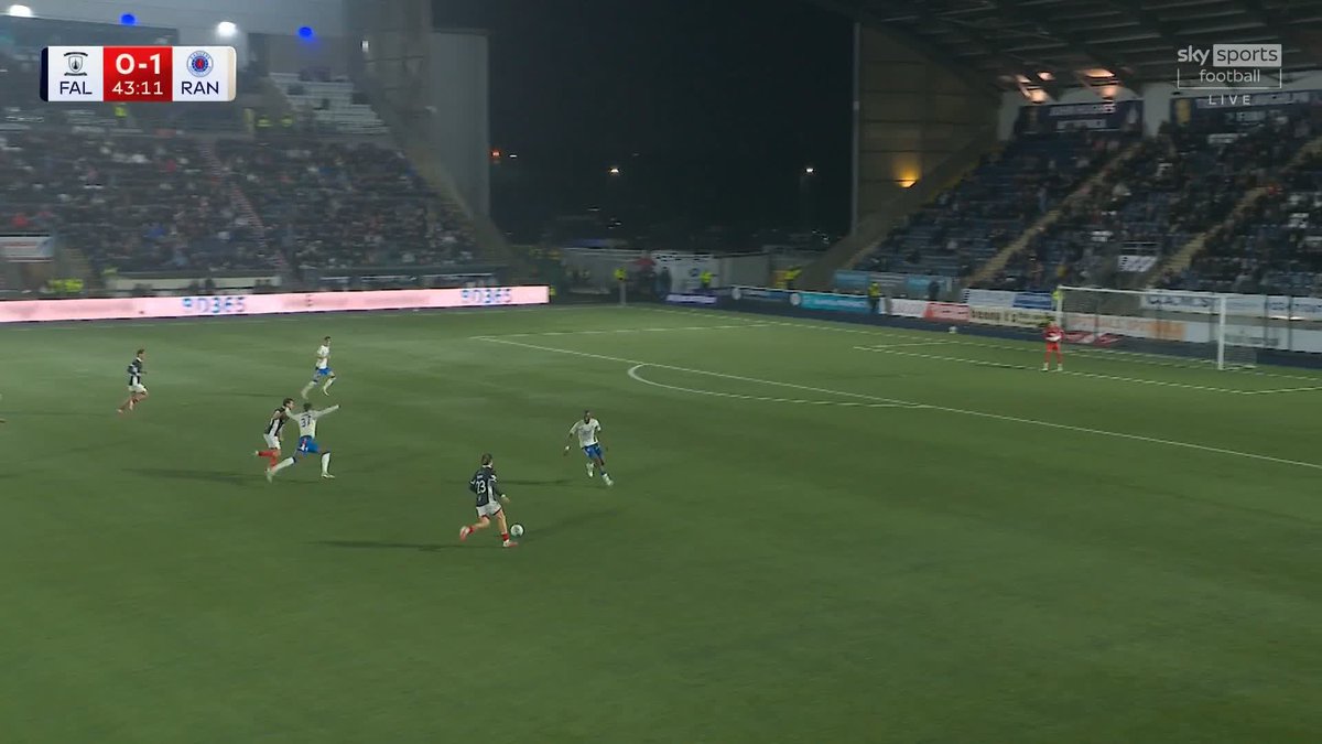 😮 “It’s an OWN GOAL!” Falkirk draw level against Rangers after Kosta Nedeljkovic turns it into his own net ⤵️