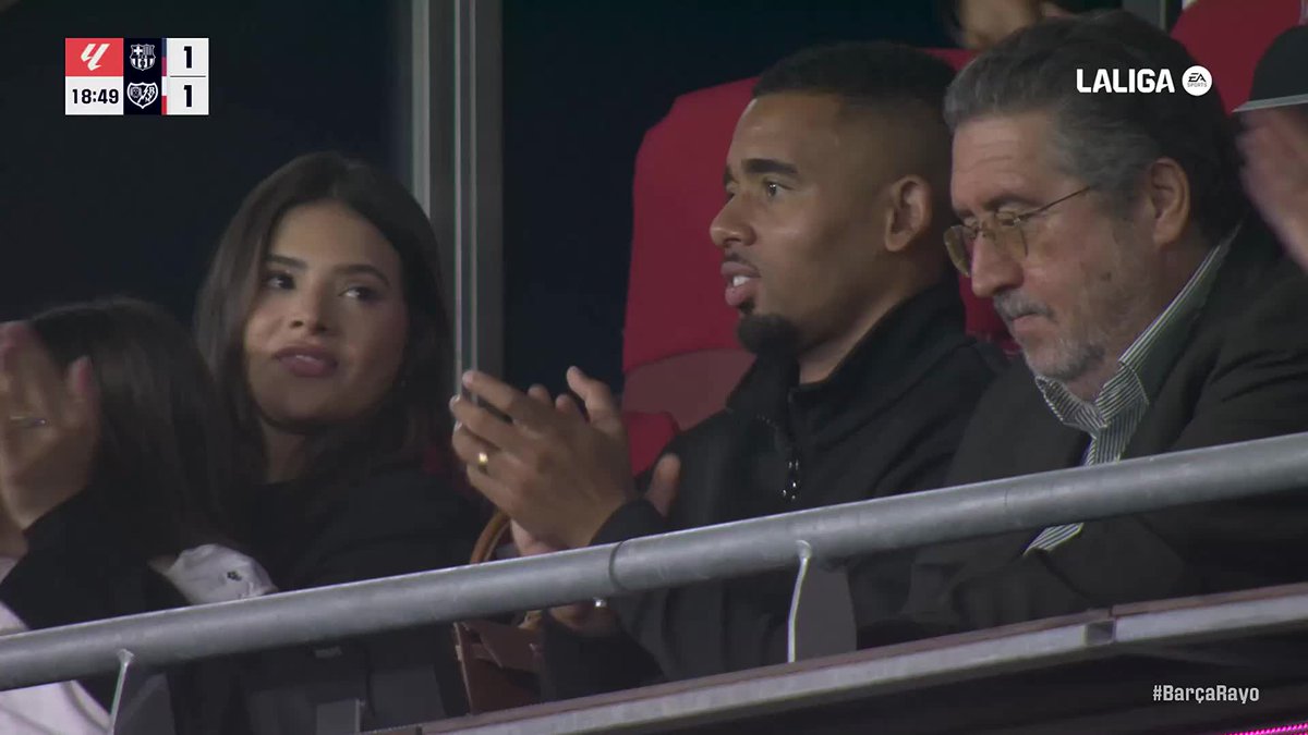 Gabriel Jesus and the culers like what theyโre seeing ๐