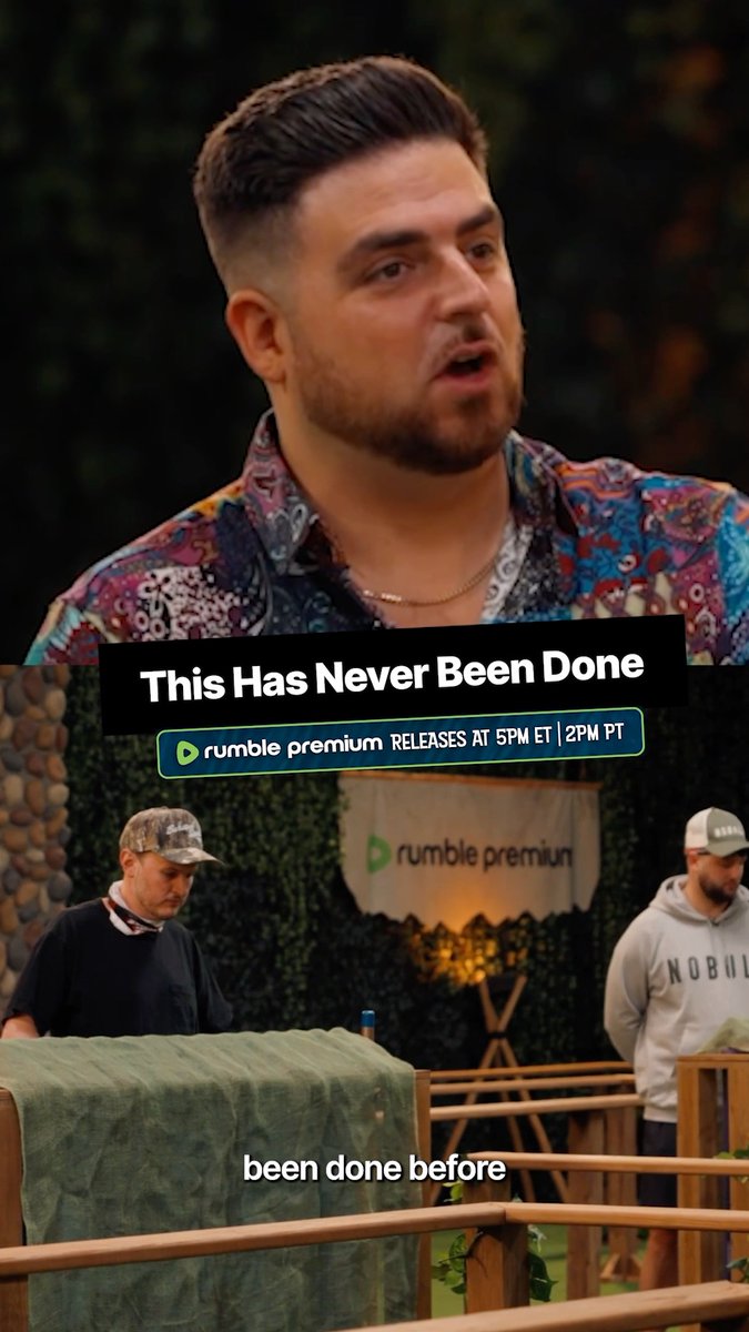 The last episode before the finale airs on Rumble Premium at 5pm EST | 2pm PST. Get it early.