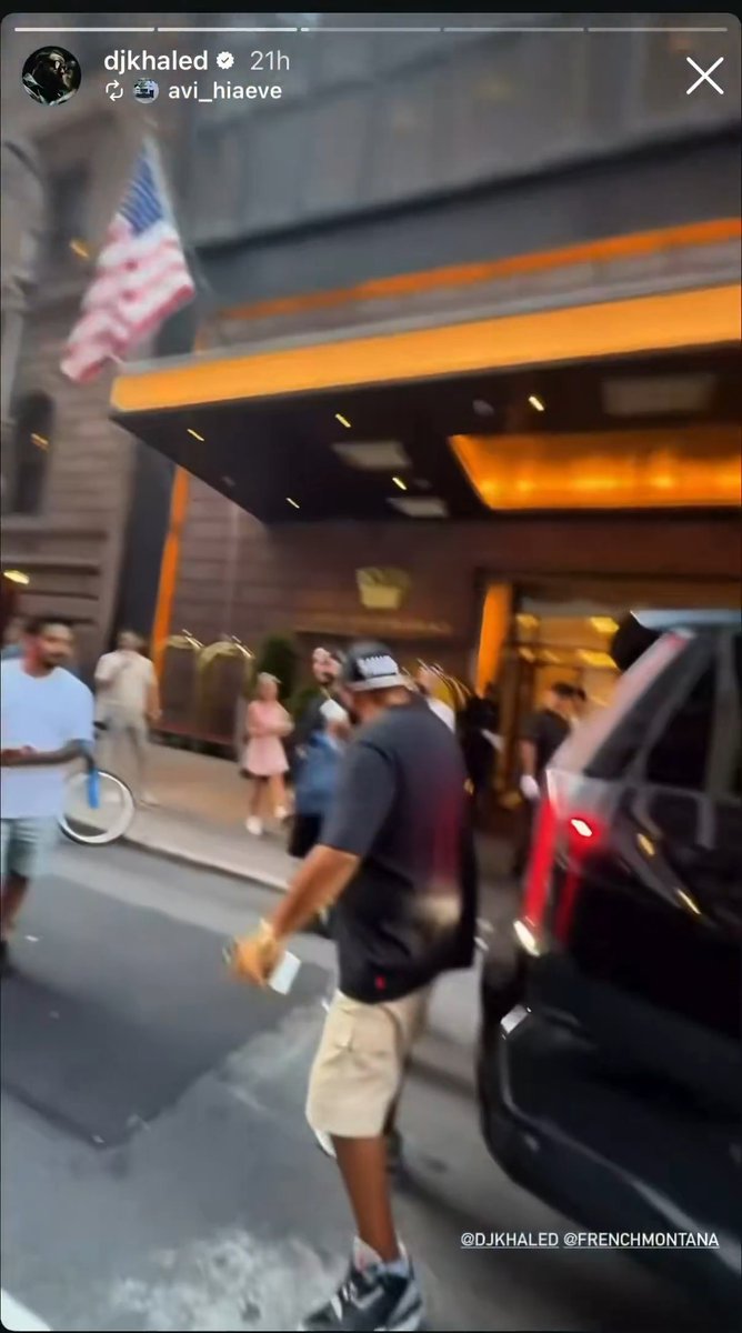 DJ Khaled posted a video to his Instagram story, and the Free Palestine activists are NOT happy. The reason? He is seen out with his jeweler, Avi, who is Israeli. Just for interacting with someone from Israel is enough for them to call him out. No further context or critical thinking needed.