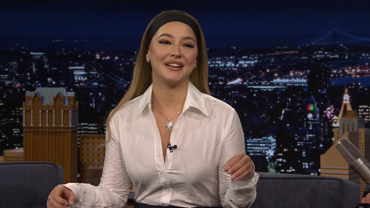 .Madelyn Cline had to swim with rats in catacombs for Outer Banks Season 4 😨 #FallonFlashback #OBX