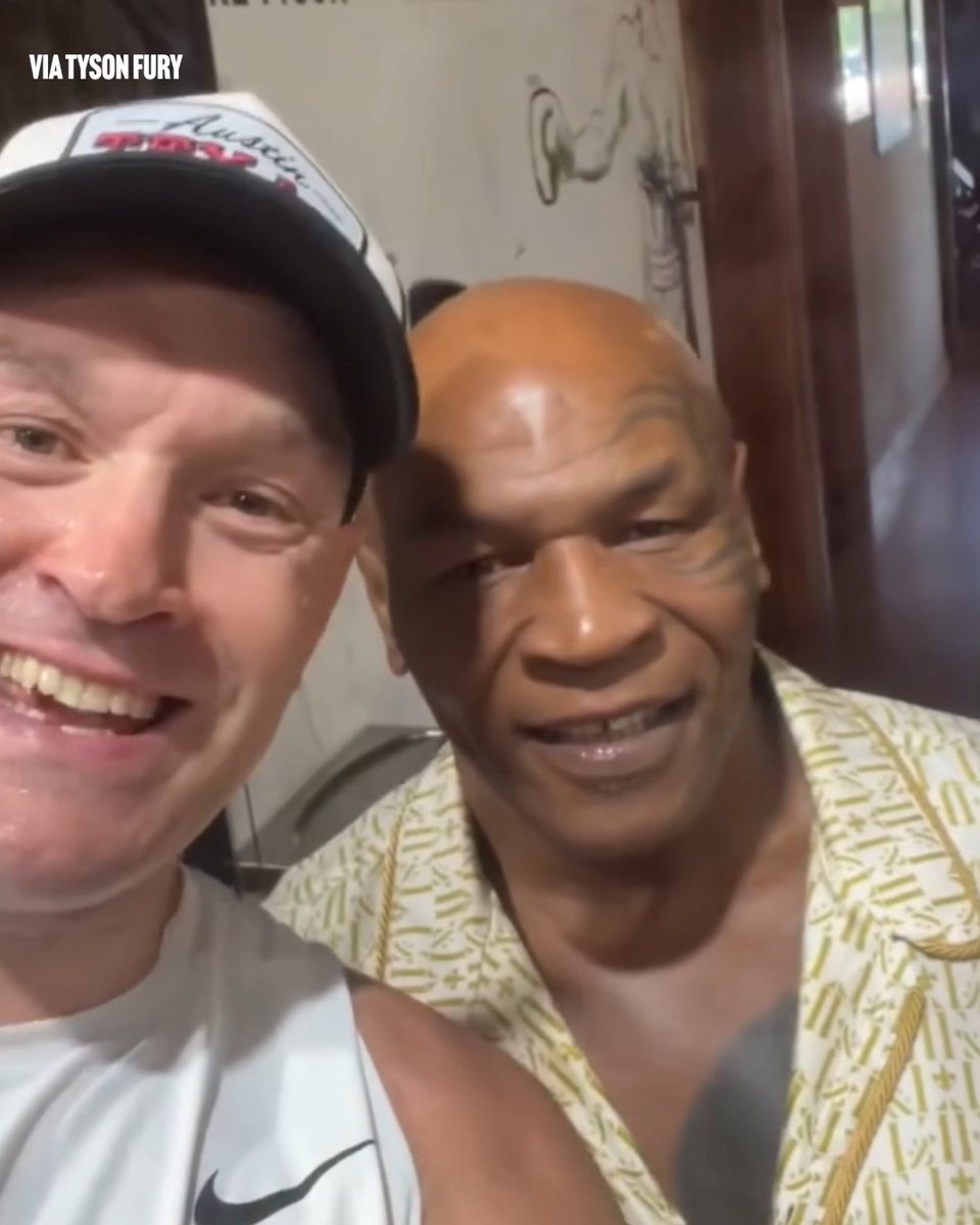 Tyson Fury recruits Mike Tyson for his latest taunt towards Anthony Joshua as contract negotiations continue 👀