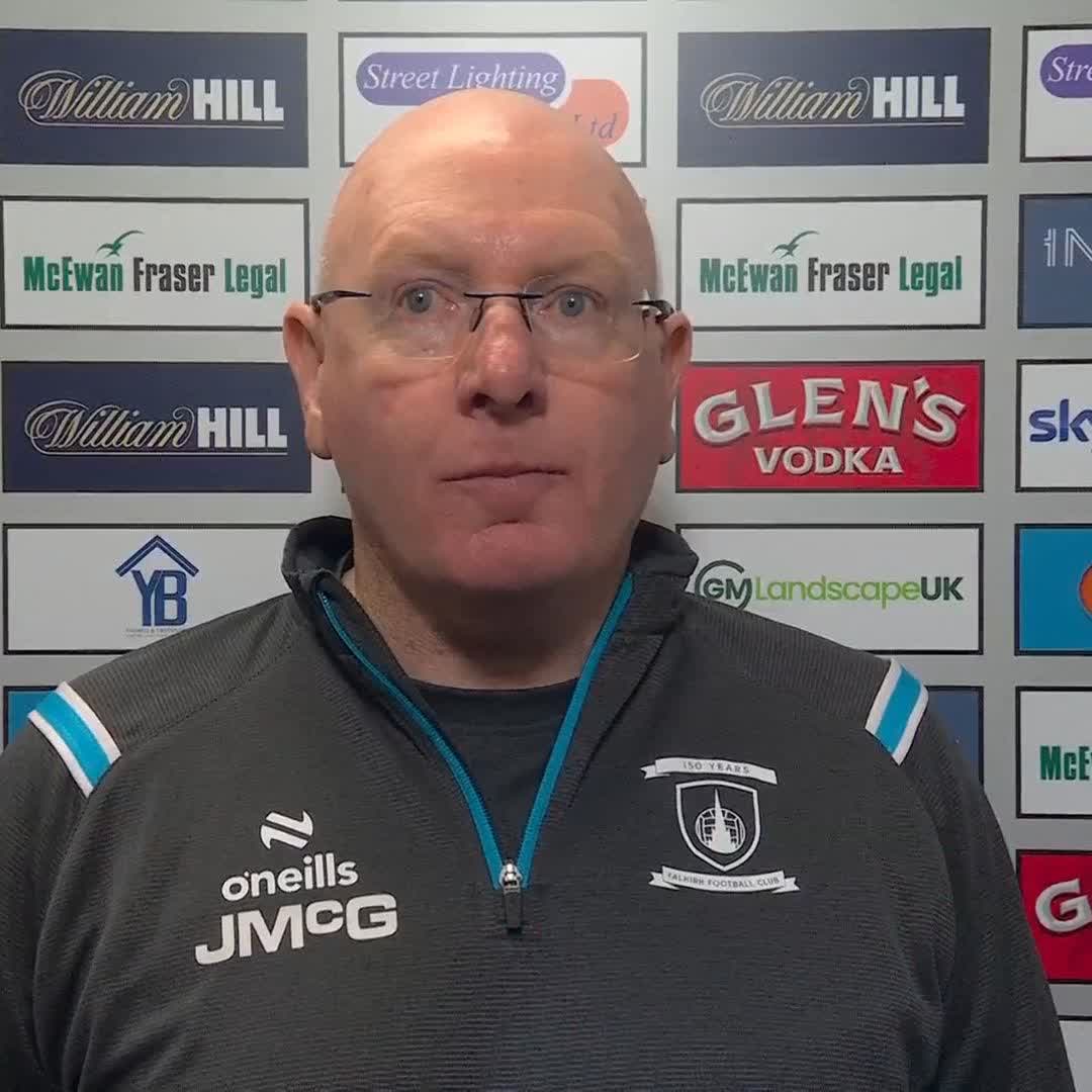 🗣️ “We don’t want to be known as the team that plays nice football but doesn’t come away with the points” John McGlynn on Falkirk’s 2-1 defeat to Rangers as he gives a transfer update ahead of tomorrow’s deadline ⤵️