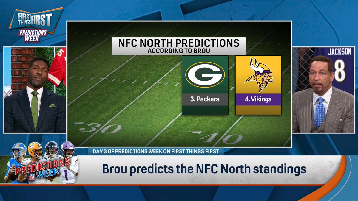 .Greg Jennings went after Chris Broussard for saying the Packers would miss the playoffs 😬🤣 “At #3, Greg, I’m sorry… The Green Bay Packers! And I hate this, cause I’m a J-Lo guy. But we saw last year, great quarterbacks miss the playoffs.”