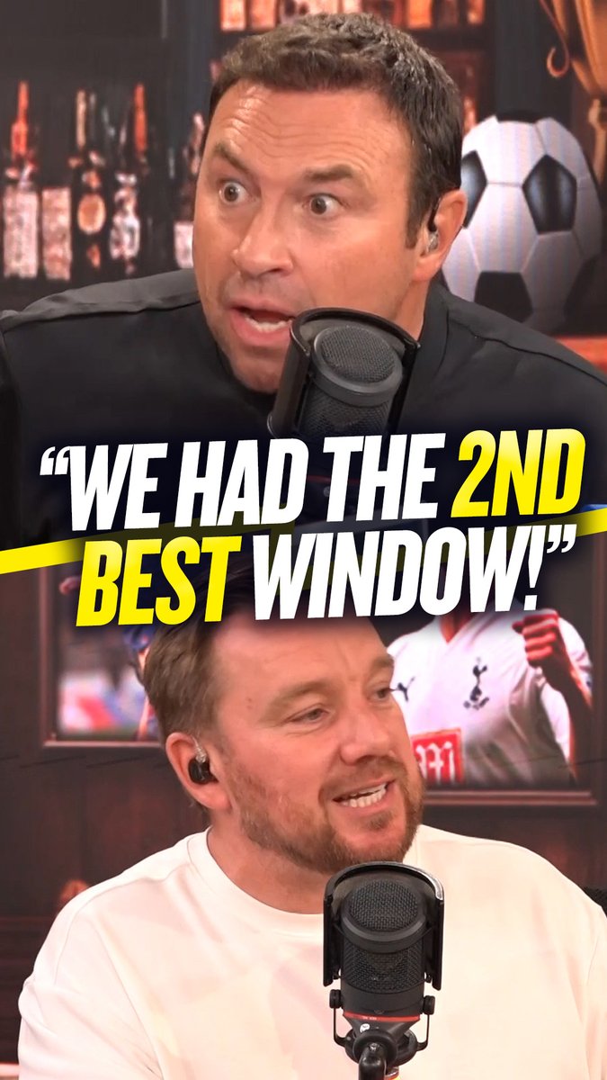 👀 Jamie "We had the 2nd best window behind City." 🤯 Jason: "Are you joking me?? You Spurs fans..." Cundy lost it when O'Hara said Spurs had the "2nd best" transfer window in the Premier League