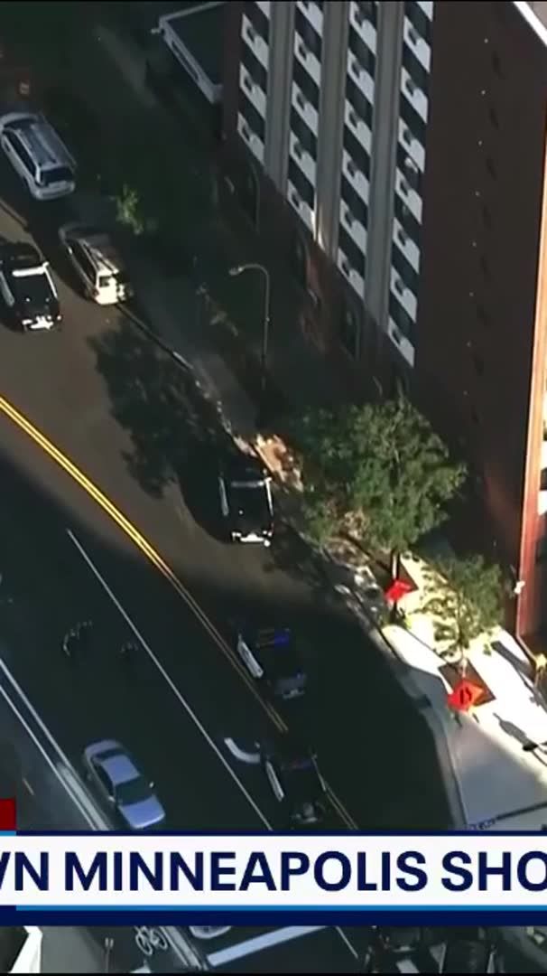 Police say 2 officers were shot in downtown Minneapolis Wednesday afternoon, and a suspect is down. LIVE COVERAGE: