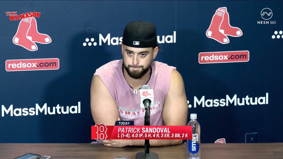 Patrick Sandoval: "It's not always gonna be rainbows & unicorns, sometimes things are gonna be cloudy and rainy" 🎙️ presented by W.B. Mason Co. 🤝