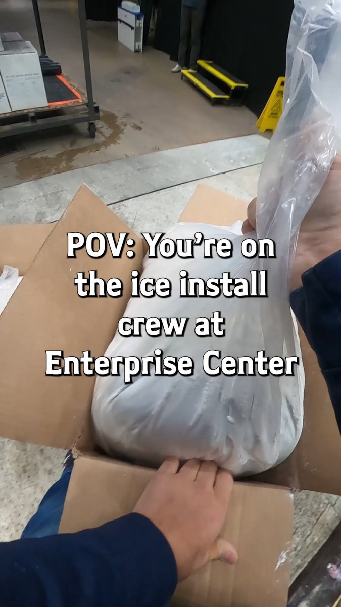 To get the Enterprise Center full ice crew experience, turn your AC on full blast as well