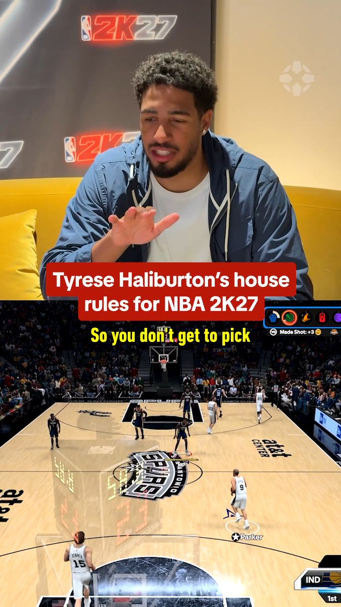 Tyrese Haliburton shares his house rules for NBA 2K27: