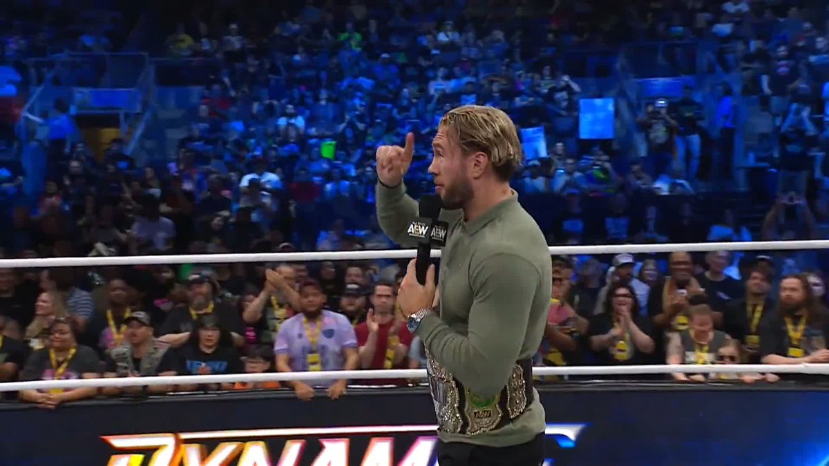 NEW AEW World Champion Will Ospreay • ウィル・オスプレイ addresses his opponent from #AEWAllIn London, Kenny Omega, and a possible future match! Watch #AEWDynamite LIVE on TBS & HBO Max