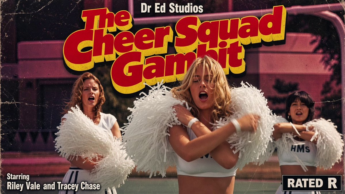 The Cheer Squad Gambit -Extended Trailer Was just playing around a little more with the AI/Porn Collection combo. First step was proof of concept, logical next step seemed like movie trailer. Used my copy of Debbie Does Dallas and tried to see if I could make it seem like a completely different film. From what I've learned, a full customizable movie is definitely possible with this process (although this trailer used up like 97% of my weekly quota, so...) #FilthyFall 🏈 🦃 🎃