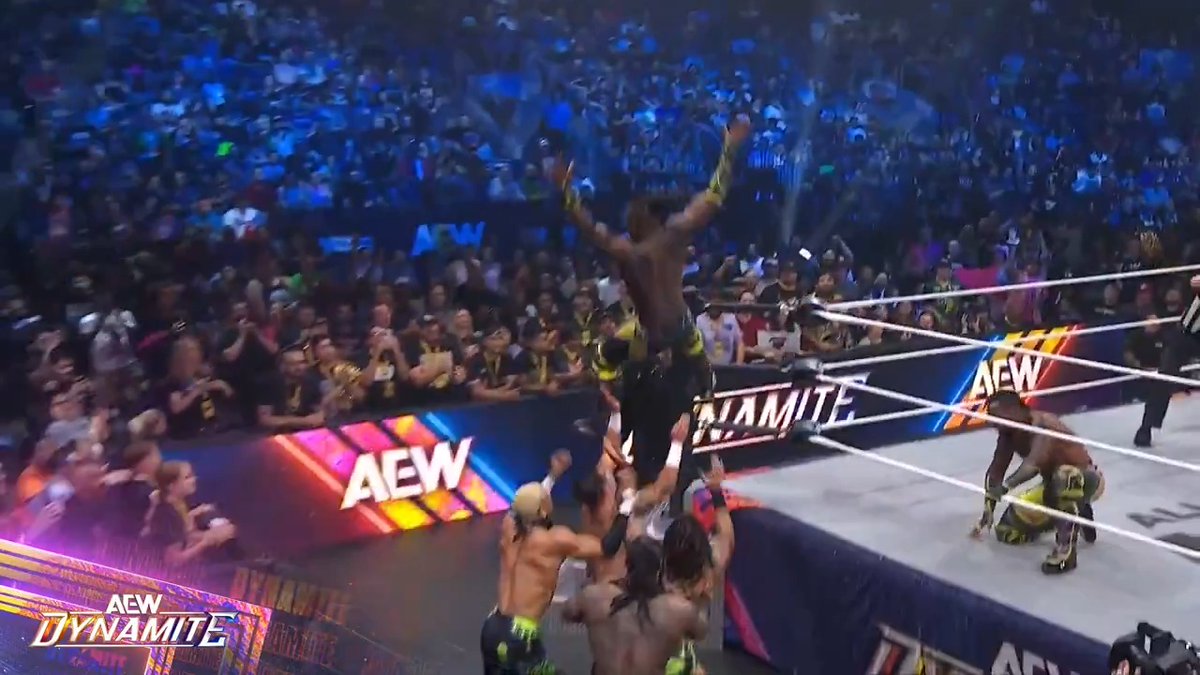 The AEW World Trios Champions Swerve Strickland, Austin Creed & KOFI are just getting started! Watch #AEWDynamite LIVE on TBS & HBO Max