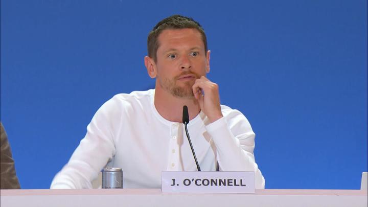 "What has he forfeited?" Jack O'Connell, who stars as Larry Lamb in Danny Boyle's new film Ink, discusses the "human cost" at the center of the drama.