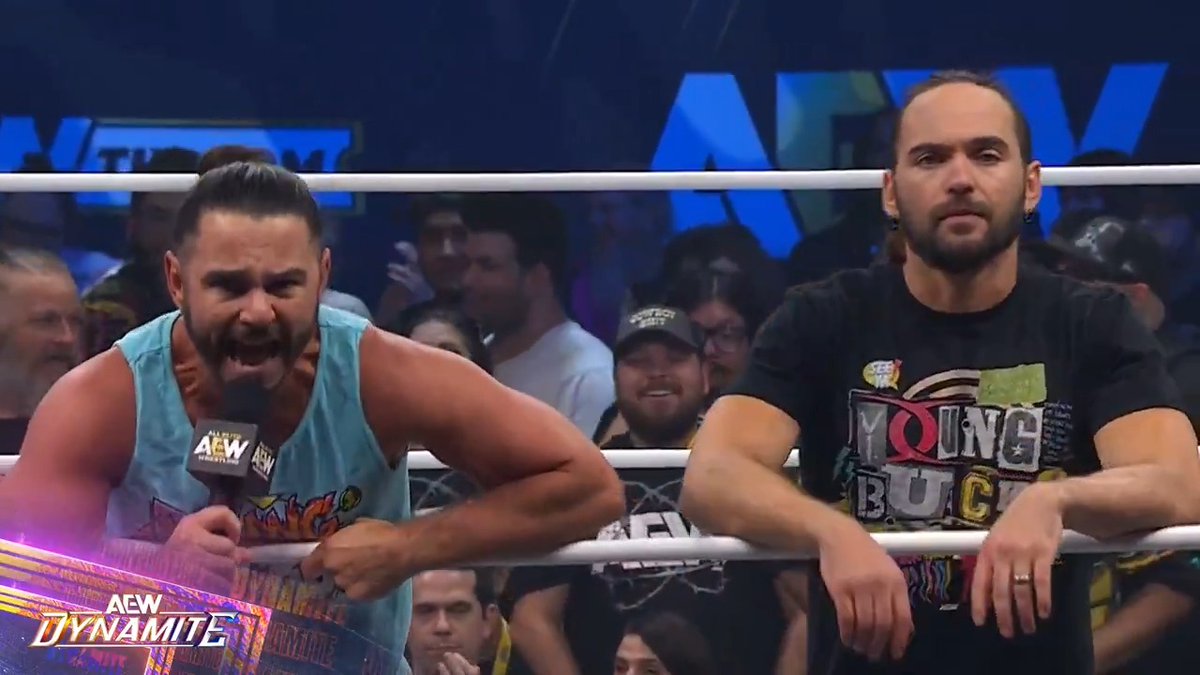 The @YoungBucks called out AEW World Tag Team Champions Jay 'Christian' Reso & Adam Copeland! Watch #AEWDynamite LIVE on TBS & HBO Max