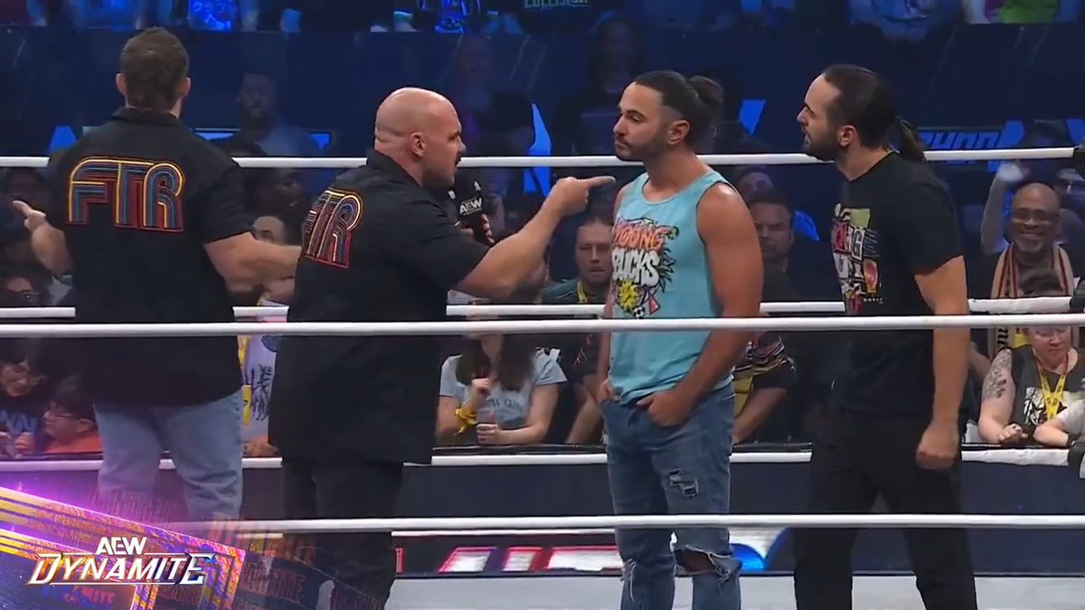FTR and the @YoungBucks both want a shot to challenge Jay 'Christian' Reso & Adam Copeland for the AEW World Tag Team Championships. Watch #AEWDynamite LIVE on TBS & HBO Max