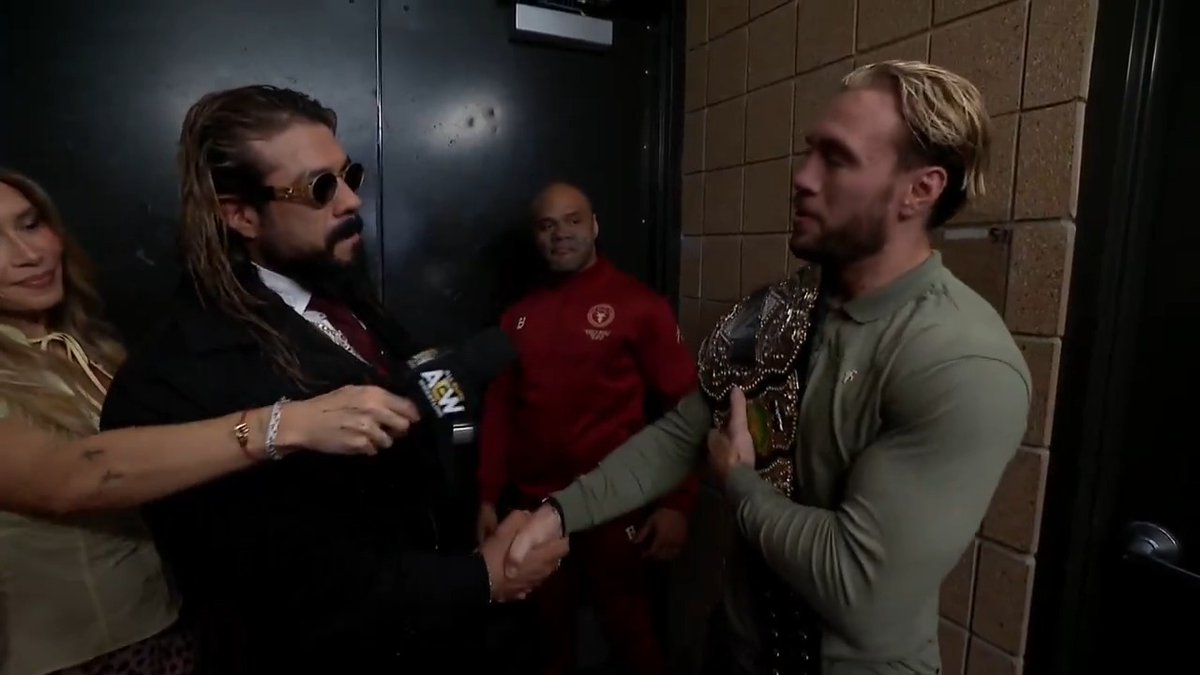 The United Empire found their 5th man for tonight’s main event! And it is none other than the number one contender for the #AEW World Title, Andrade “El Idolo” The Real Latino Man!! Watch #AEWDynamite LIVE on TBS + HBO Max