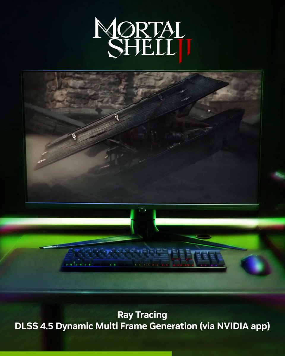 DLSS 対応タイトルが続々登場 🟢 Hell Let Loose: Vietnam 🟢 No More Room in Hell 2 🟢 Mortal Shell II 🟢 The Sinking City 2 🟢 Luminary