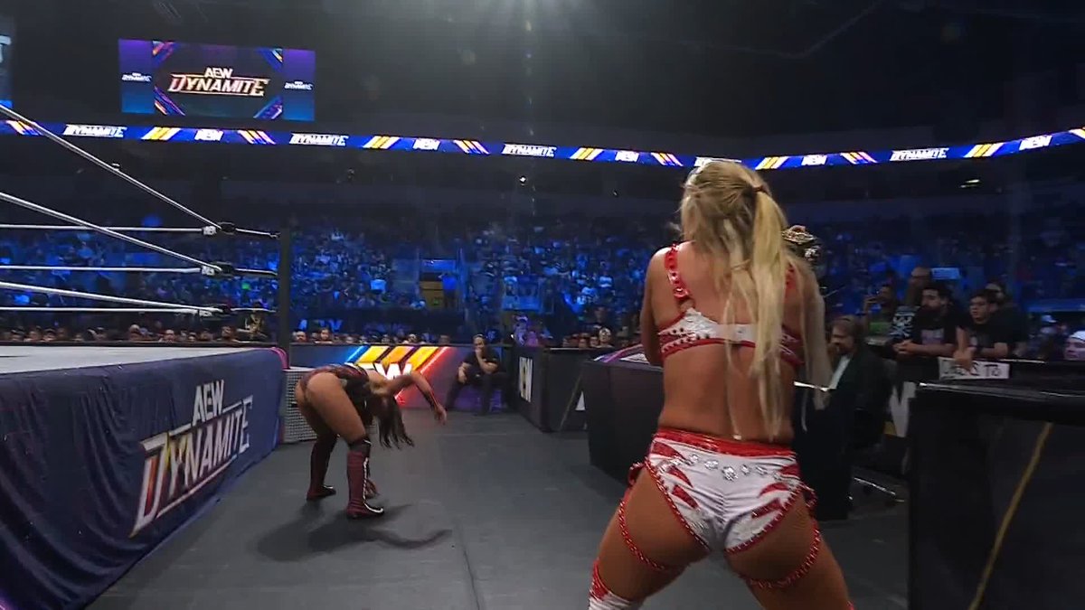 .@MeganBayne steals it! Watch #AEWDynamite LIVE on TBS & HBO Max