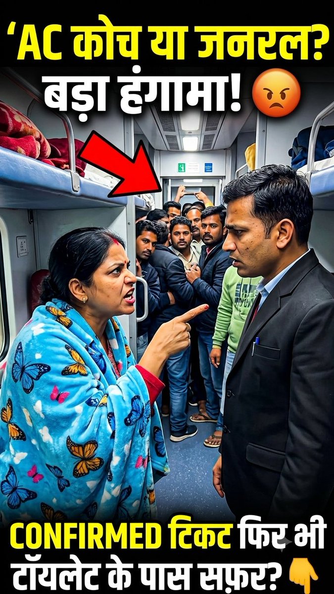 TTE के सामने भिड़े यात्री! Confirm ticket है फिर भी टॉयलेट के पास बैठने को मजबूर! 😡 भारतीय रेलवे की शर्मनाक सच्चाई..