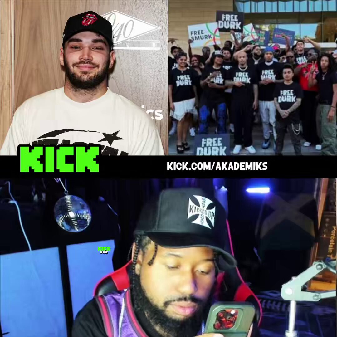Akademiks was speechless after Doodie Lo told Adin he’d fly to Miami for a “Free Smurk” stream—right after Adin explained why he skipped Durk’s trial 💀