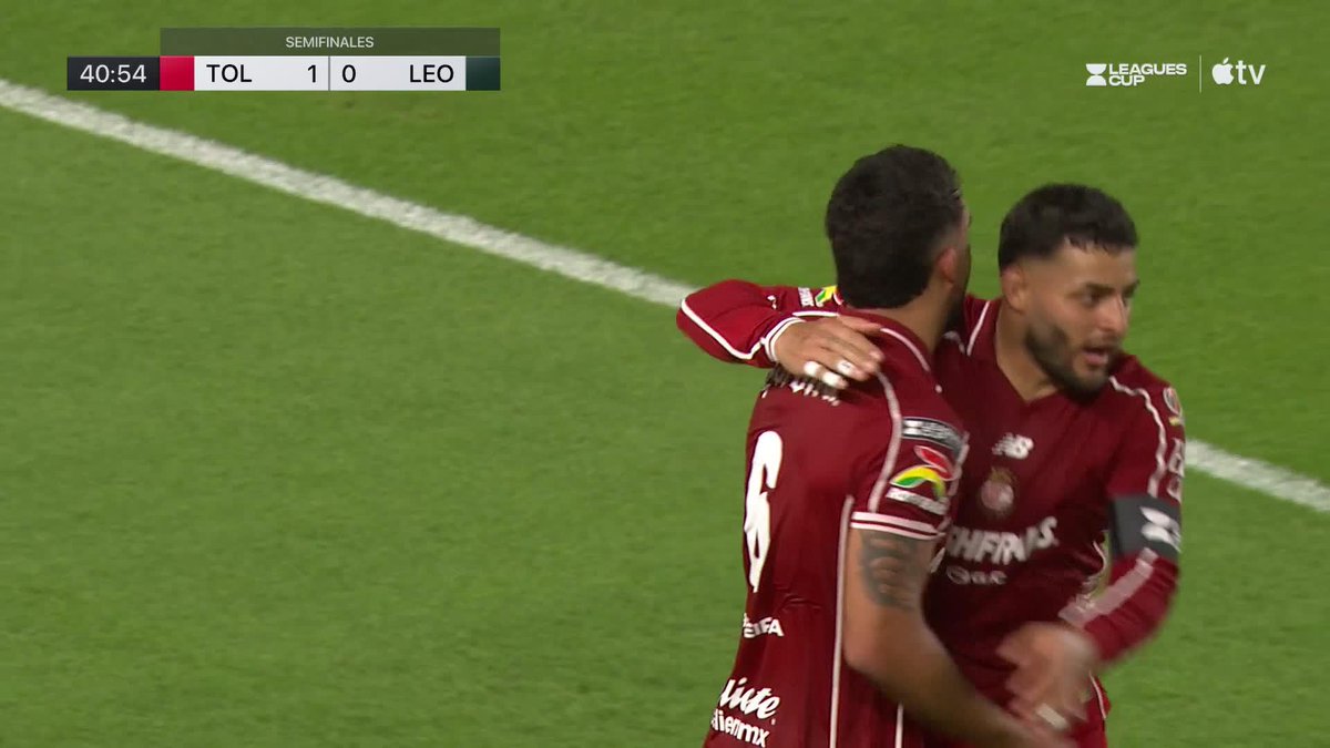 Los Diablos pegaron primero, Federico Pereira abre el marcador y el Toluca FC lo está ganando. 👹🔥 #LMXLC2026 | #TOL | #LEO | #SF Ve la Leagues Cup 2026 en vivo en Apple TV.