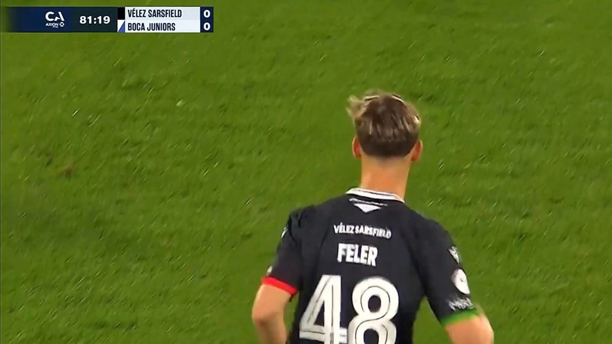 "Feler": Por el ingreso de Luca Feler al partido de Vélez contra Boca con el relato de su padre Hernán Feler