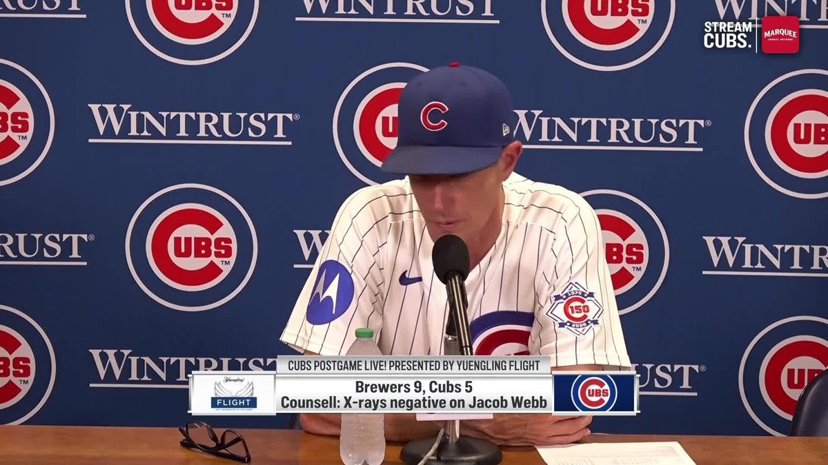 "We need our bullpen guys to get outs, and Daniel's one of the key guys we need to get going." Craig Counsell speaks on the Cubs' recent bullpen struggles.
