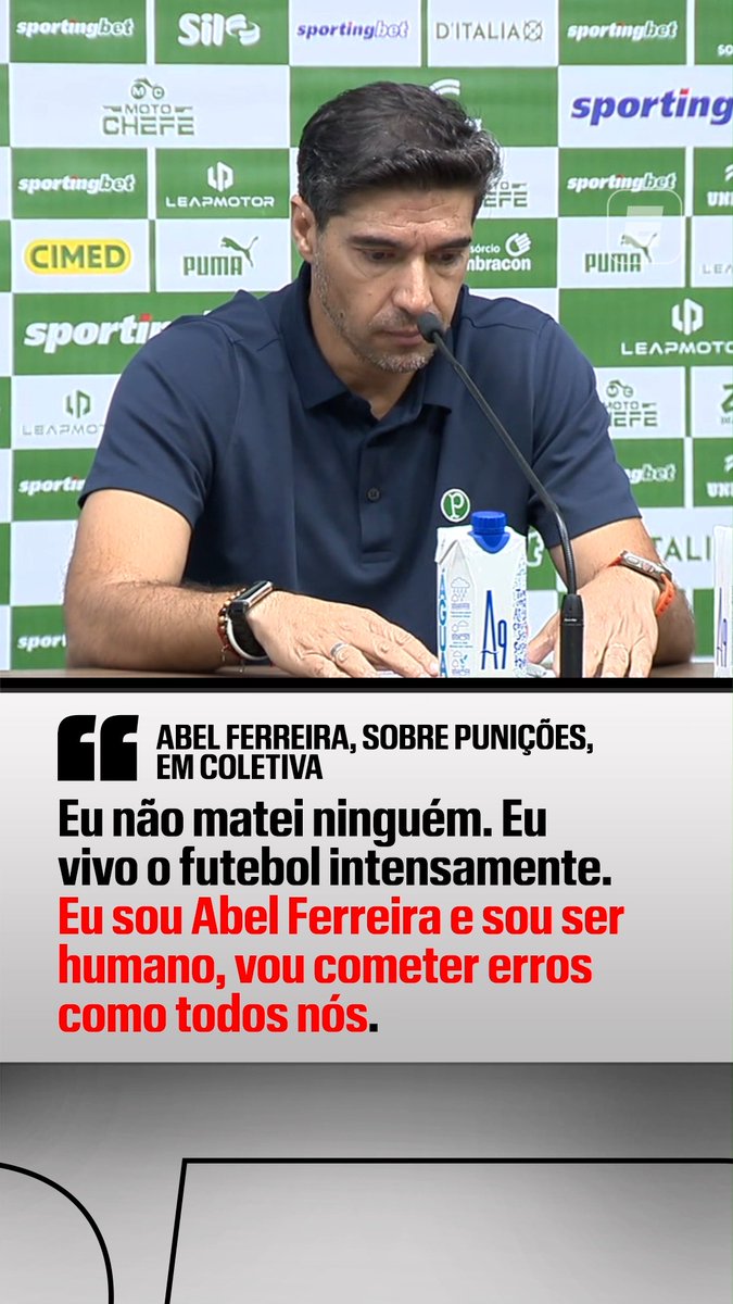 Em coletiva após a classificação do Palmeiras na Copa do Brasil, Abel Ferreira desabafou após ser questionado sobre a denúncia do STJD. #FutebolNaESPN #Palmeiras #AbelFerreira