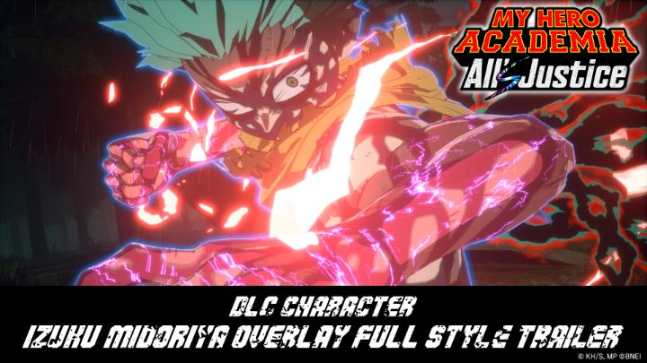 I'll keep going no matter how much it hurts! DLC 3: Izuku Midoriya Overlay Full Style is available now in MY HERO ACADEMIA: All's Justice!