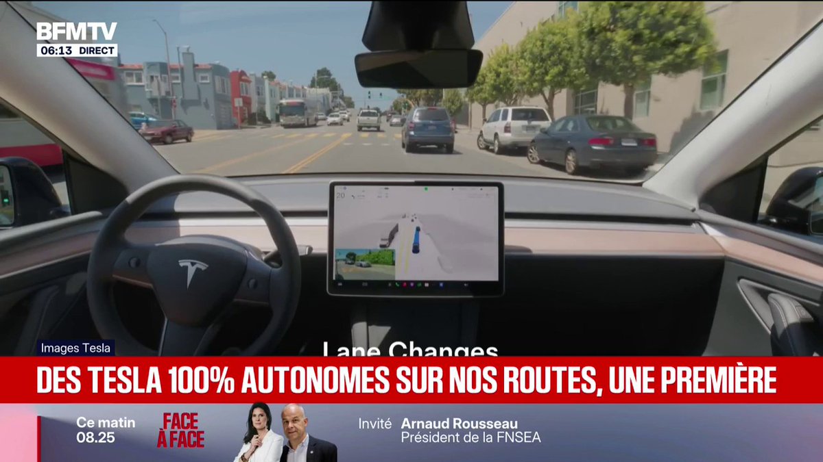 Tesla: la conduite 100% autonome pourrait bientôt arriver en France, une première