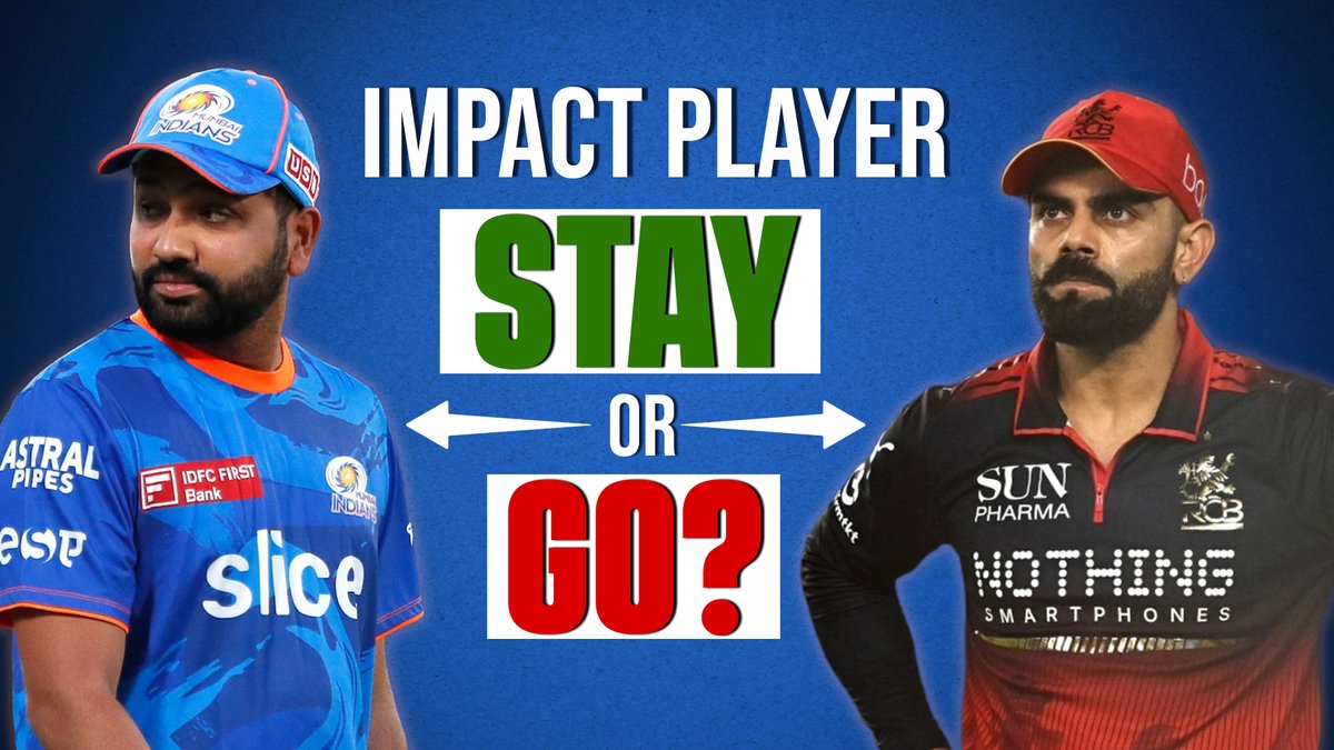 🚨 Impact Player Rule 🏏 ✅ Stay ❌ Go What do IPL Franchises think? Watch NOW 📲 #IPL2027