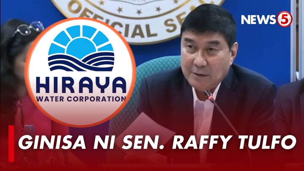 NAKAREHISTRO BILANG PARLOR ANG ISANG WATER PROVIDER? Kinuwestiyon ni Committee on Public Services Chair Sen. Raffy Tulfo ang pangulo ng Hiraya Water Corporation na si JP Marina matapos mapag-alamang nakarehistro sa Securities and Exchange Commission (SEC) ang kanilang nature of business bilang parlor, beerhouse, at restaurant, sa halip na water provider. Ang Hiraya Water Corporation ay ang bagong pangalan ng kontribersyal na water provider na PrimeWater Infrastructure Corporation.