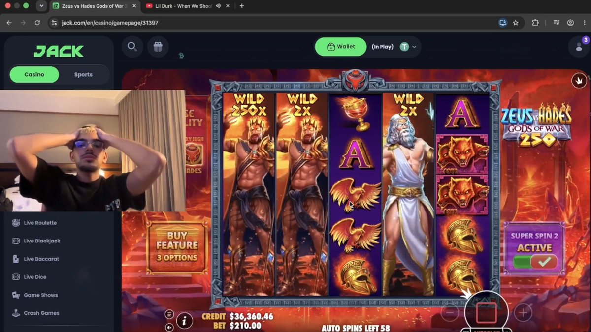 N3ON SCREAMS in SHOCK After 3 Hades Drops Trigger a MASSIVE $10,000 Win on Zeus of Hades 😱🔥