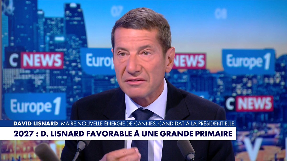 «L'Etat-providence est mort», a affirmé David Lisnard, maire de Cannes, président de Nouvelle Énergie et candidat à l’élection présidentielle, dans #LaGrandeInterview Toute l'info est à retrouver sur