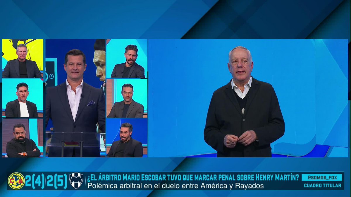"Hoy acuchillaron al América" -Rubén Rodríguez 👤 Así reaccionó Rubén al ver que le marcaron un penal a Rayados y no le marcaron uno al América.