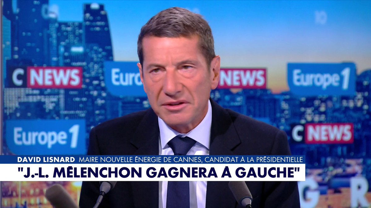 «Jean-Luc Mélenchon a viré dans le neofascisme», a souligné David Lisnard, maire de Cannes, président de Nouvelle Énergie et candidat à l’élection présidentielle, dans #LaGrandeInterview Toute l'info est à retrouver sur