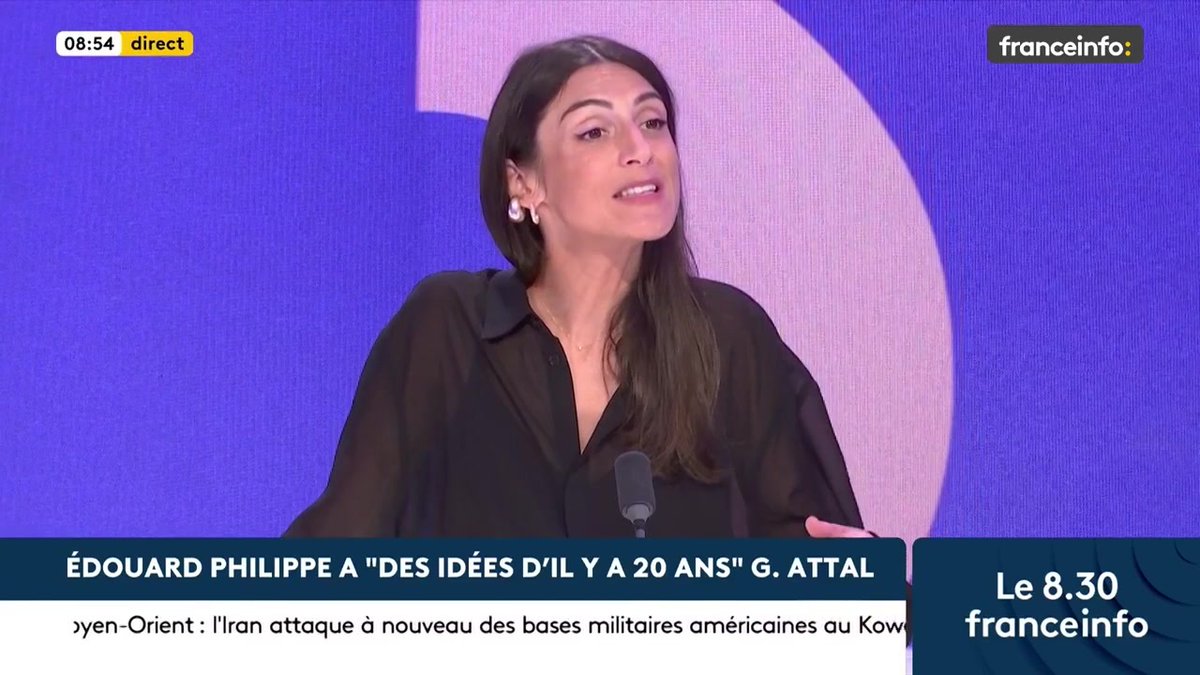 🔴 Édouard Philippe, candidat de la droite et du centre ? ➡️ "L’histoire jugera durement ceux qui refusent le rassemblement", dit Maud Bregeon