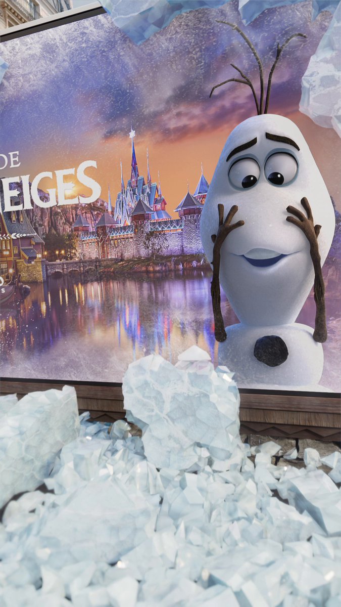 Quand la magie d’Elsa passe de l’écran à la réalité, Olaf n’est jamais bien loin pour briser la glace ! ⛄️💙 Retrouvez dès aujourd’hui les histoires de La Reine des Neiges sur Disney+ FR et partez à la découverte du Monde de La Reine des Neiges à Disneyland Paris, maintenant ouvert ! 🏰❄️ #DisneylandParis #DisneyParks #WorldOfFrozenParis #Frozen #DisneyPlus