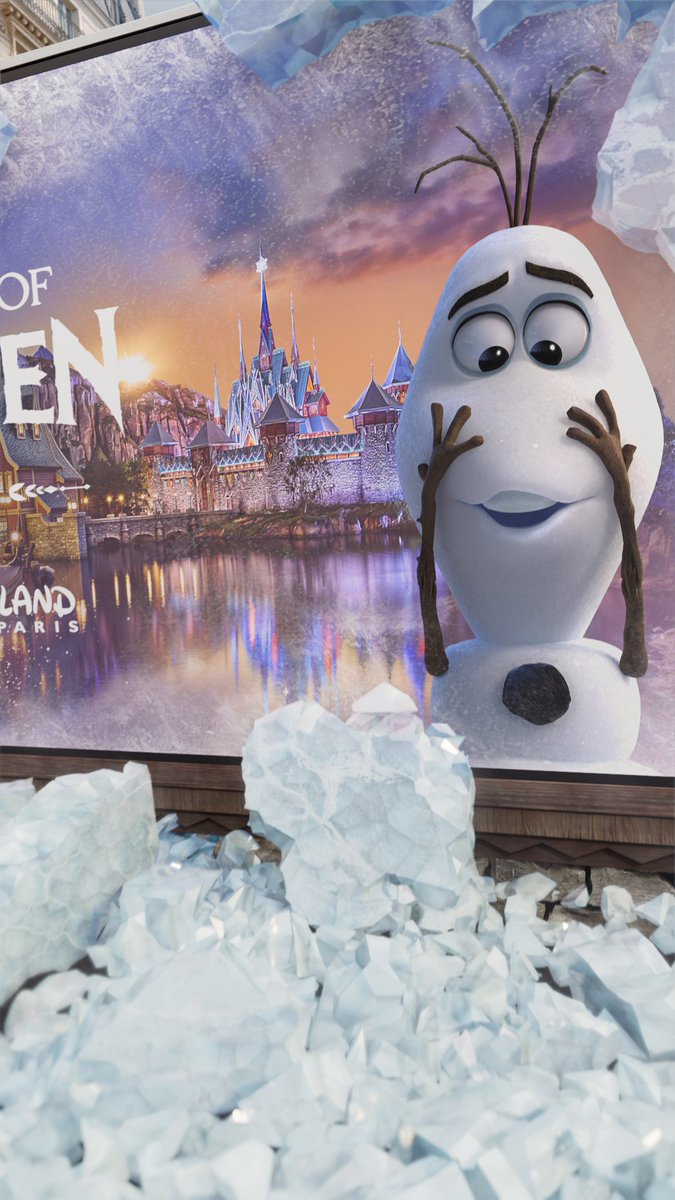 When Elsa's magic comes to life beyond the screen, Olaf is never far away to break the ice !⛄️💙 Watch the Frozen stories on Disney+ UK and discover World of Frozen at Disneyland Paris, now open! 🏰❄️ #DisneylandParis #DisneyParks #WorldOfFrozenParis #Frozen #DisneyPlus