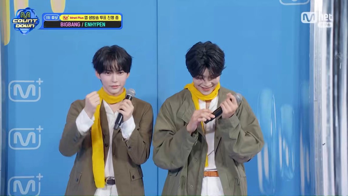 ZEROBASEONE HANBIN and GUNWOOK did the TWS ‘SODA SODA’ challenge at today's MCountdown