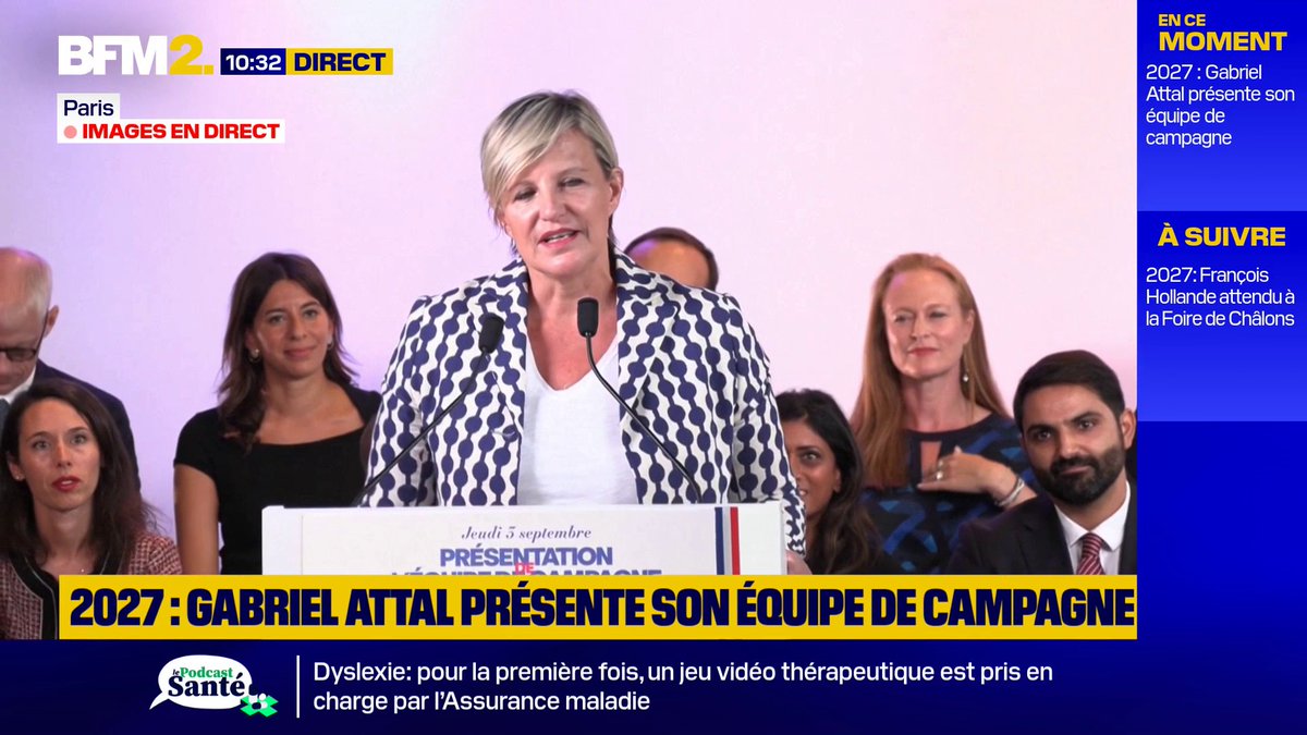 "Il paraît que la politique est un sport de combat, ça tombe bien j'adore ça", lance l'ancienne championne de judo et journaliste Céline Géraud, nouvelle responsable de la communication de Gabriel Attal #BFM2