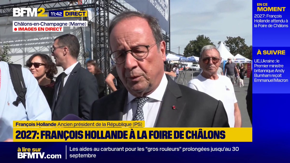 Budget: "Il faudra demander un effort à tous", déclare l'ancien président de la République, François Hollande #BFM2