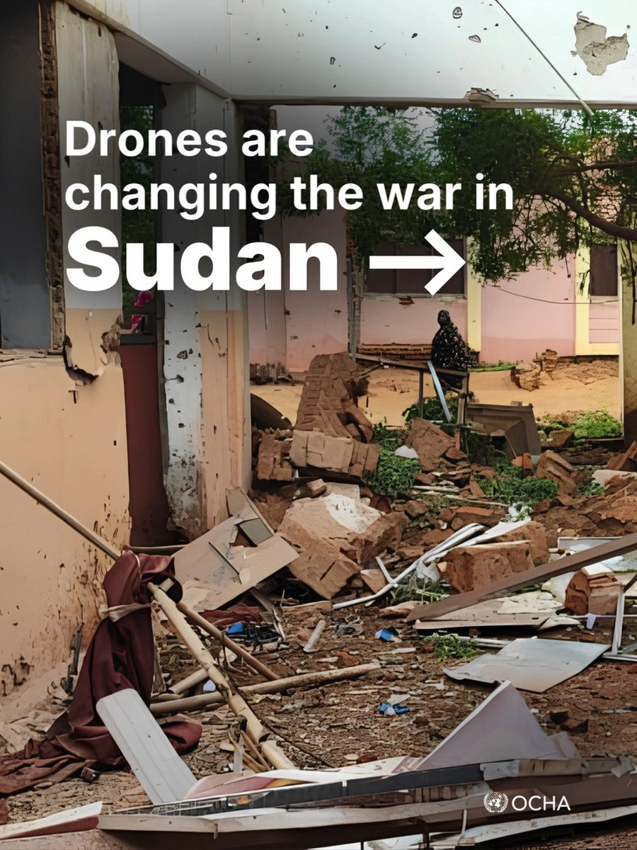 Drones are changing the war in Sudan with devastating consequences for civilians. More than 1,100 civilian deaths were caused by drone strikes. International humanitarian law applies to every weapon. Learn more.⬇️