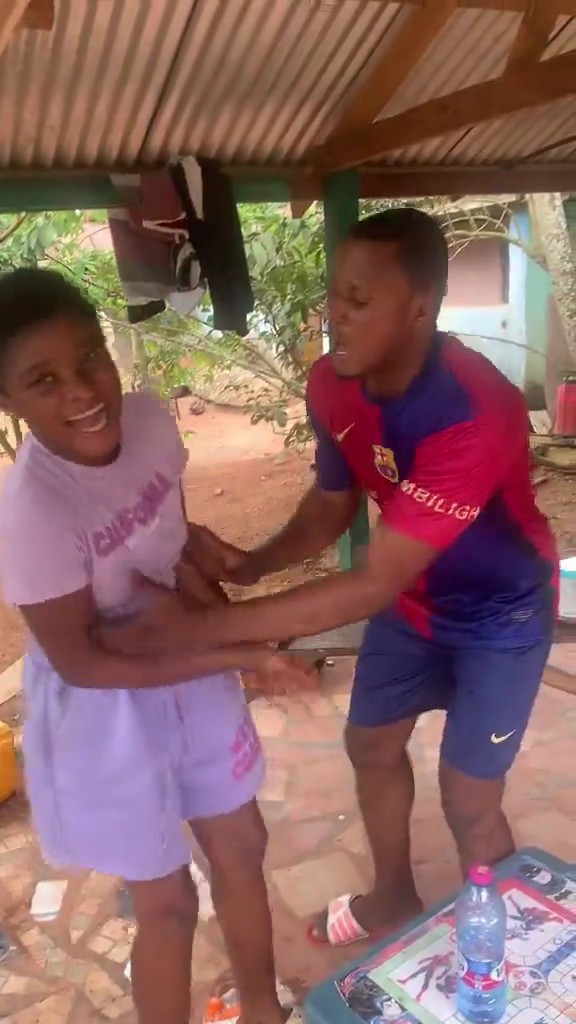 He played this game with his little sister. 😭