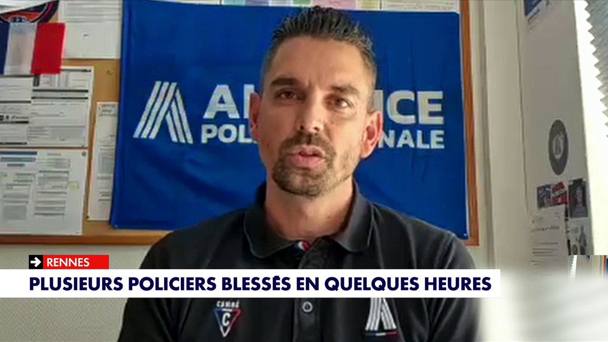 Anthony Grelet sur les policiers blessés à Rennes : «On a l’impression que l’uniforme n’est plus respecté», dans #PoliceJustice24H Toute l'info est à retrouver sur